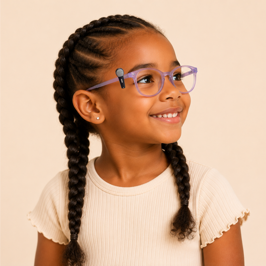 Karaoke Microphone Glasses Charm for Kids | Fun Eyewear Accessory