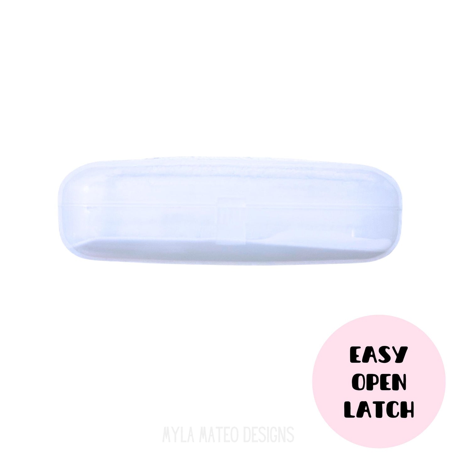 Large Clear Glasses Case