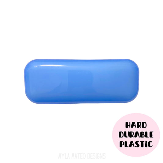 Large Blue Glasses Case, Hard Plastic Case, Sunglasses Case, Glasses Protection, Cases for Kids, Sunglasses Protection, Eyeglasses Case