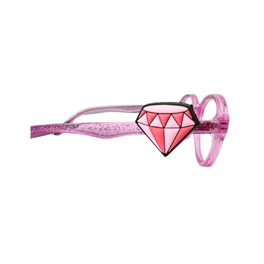 Diamond Glasses Charm