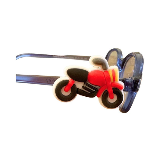 Motorcycle Glasses Charm for Kids, Personalized Gift, Teacher Accessories, Eyeglass Charm, Sunglasses Accessory, Charms for Glasses, Hugger