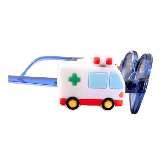 Ambulance Charm for Glasses, Personalized Gift, Accessory for Glasses, Pediatrician Accessories, Charm for Glasses, Cute Hospital Charms