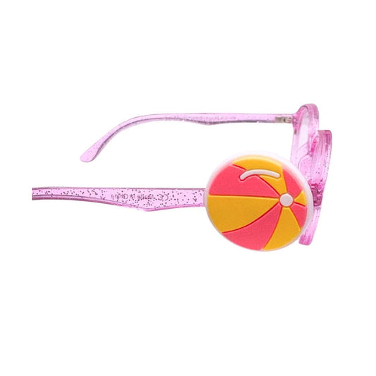 Beach Ball Glasses Charm: Summer Kids Sunglass Accessory