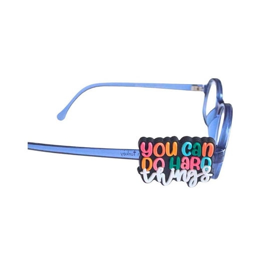 You Can Do Hard Things Glasses Charm for Kids: Fun Eyeglass Accessory