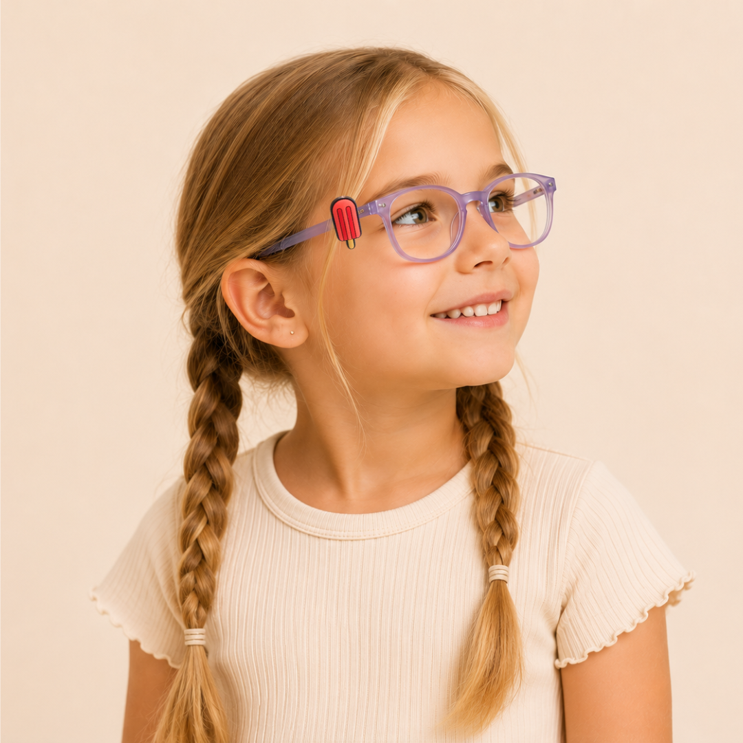 Popsicle Glasses Charm for Kids | Fun Eyewear Accessory