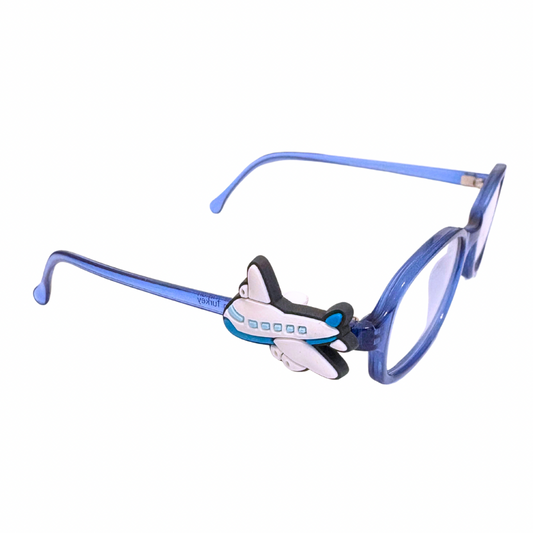 Realistic Airplane Glasses Charm