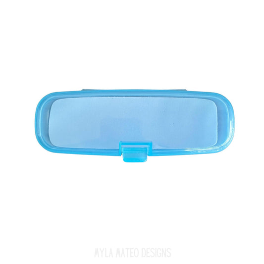 Small Blue Glasses Case, Hard Plastic Case, Sunglasses Case, Glasses Protection, Cases for Kids, Sunglasses Protection, Eyeglasses Case