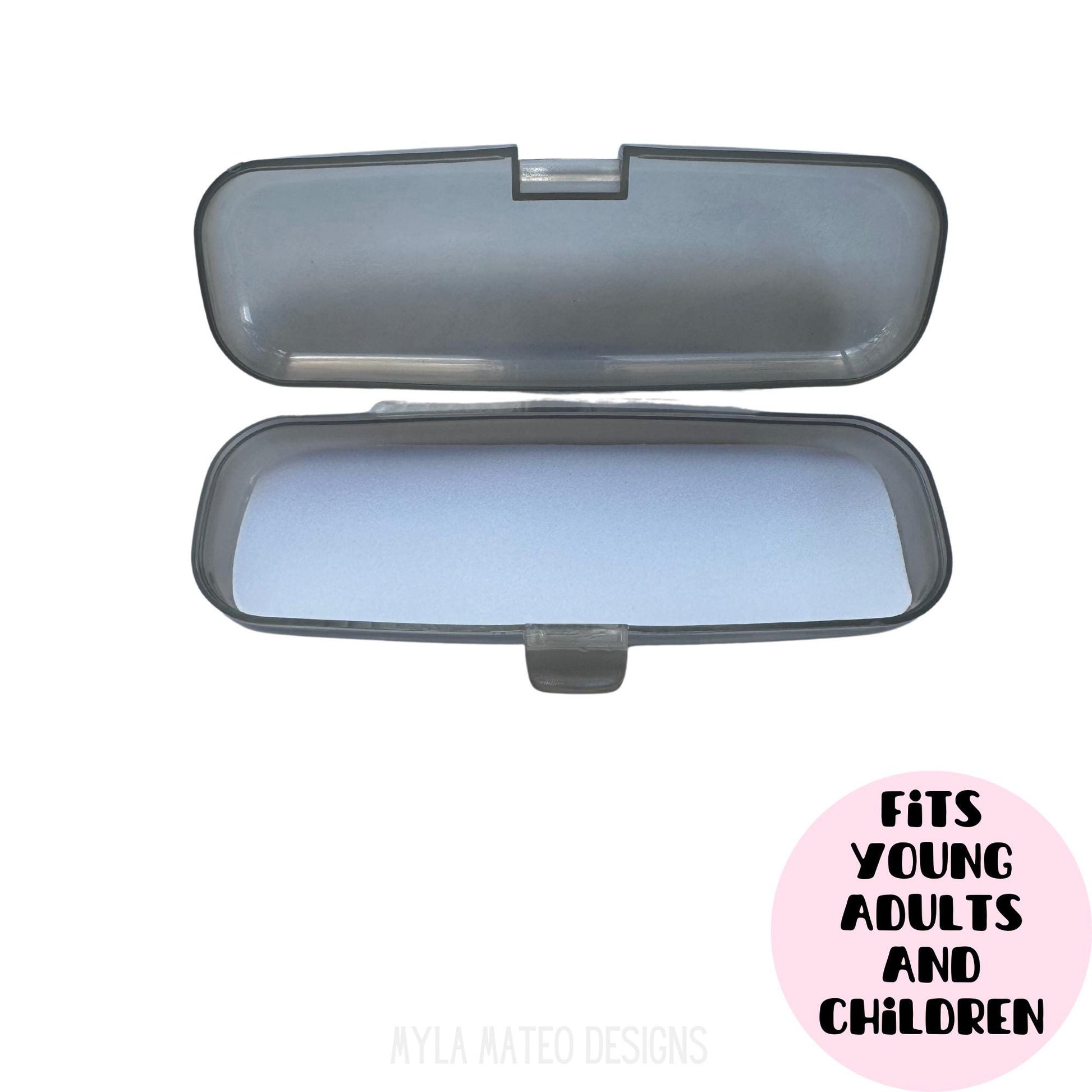 Small Black Glasses Case, Hard Plastic Case, Sunglasses Case, Glasses Protection, Cases for Kids, Sunglasses Protection, Eyeglasses Case