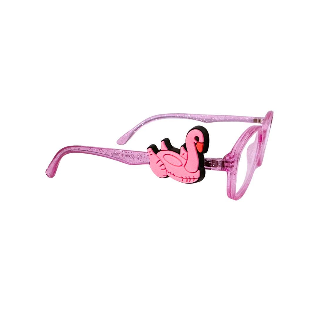 Flamingo Eyeglass Charm for Kids, Personalized Accessory for Glasses, Eyeglass Charm, Sunglasses Accessory, Glasses Charm, Glasses Hugger