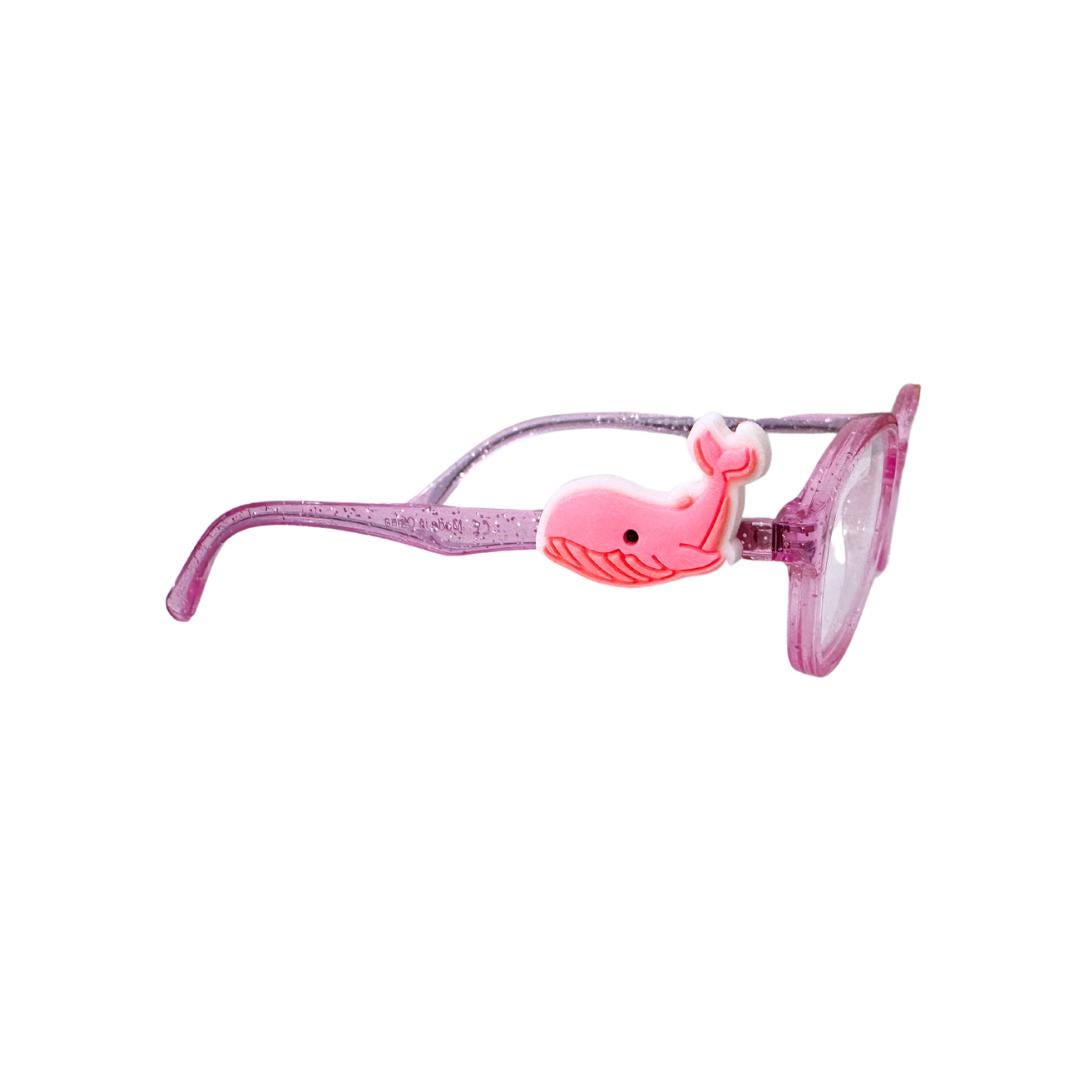 Whale Glasses Charm