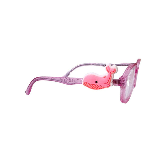 Whale Glasses Charm