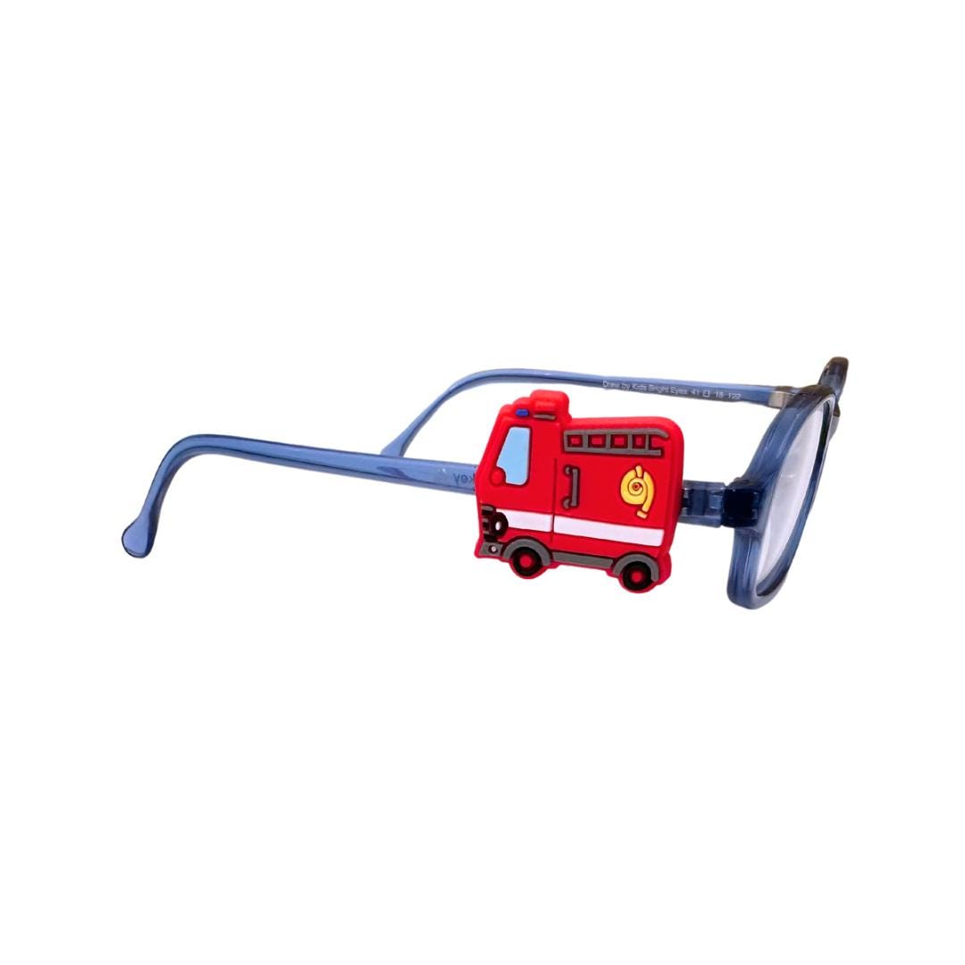 Firetruck Glasses Charm