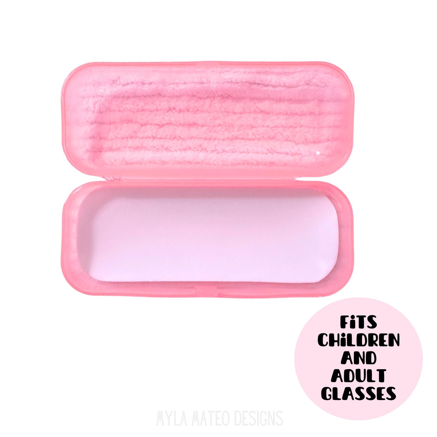 Large Pink Glasses Case