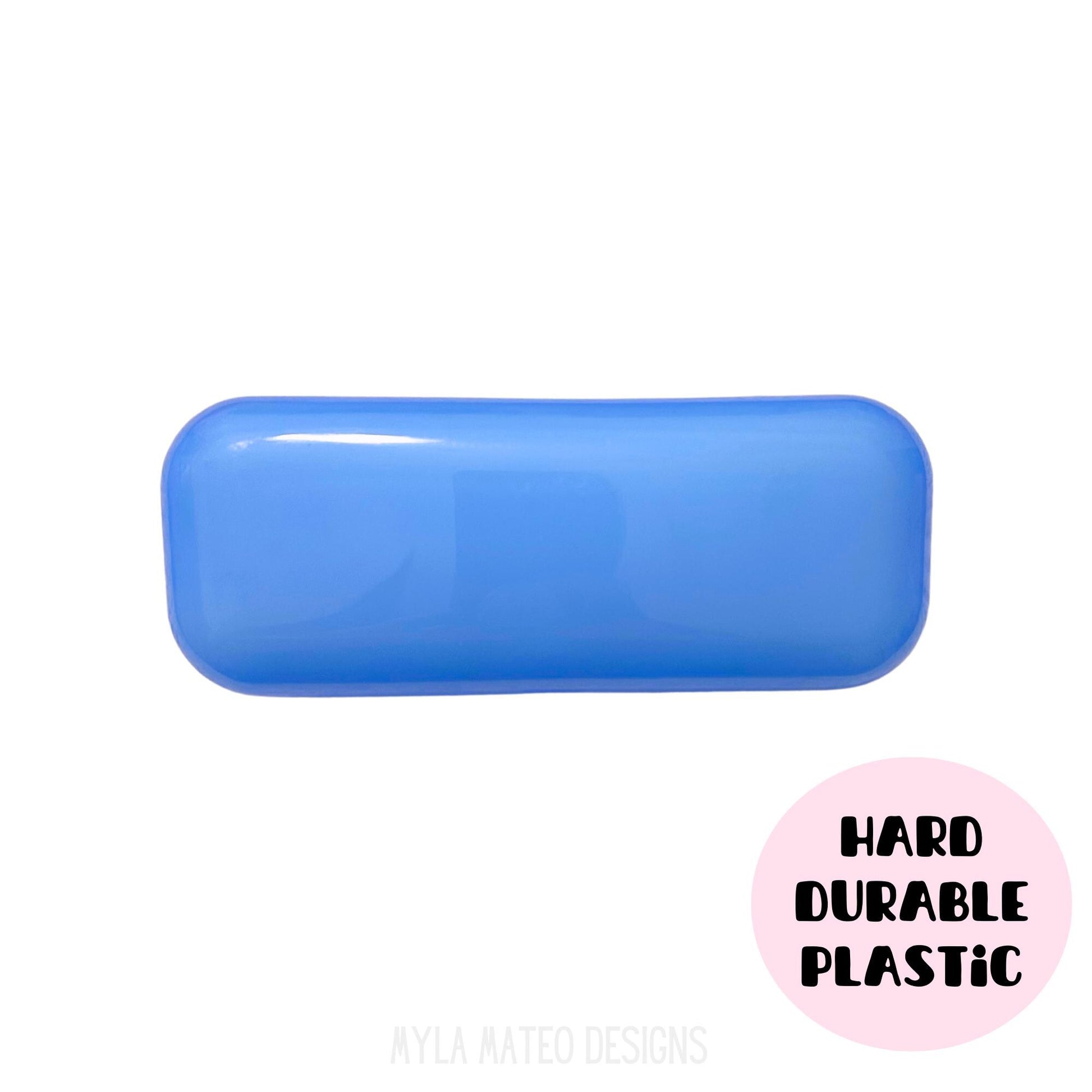 Large Blue Glasses Case, Hard Plastic Case, Sunglasses Case, Glasses Protection, Cases for Kids, Sunglasses Protection, Eyeglasses Case