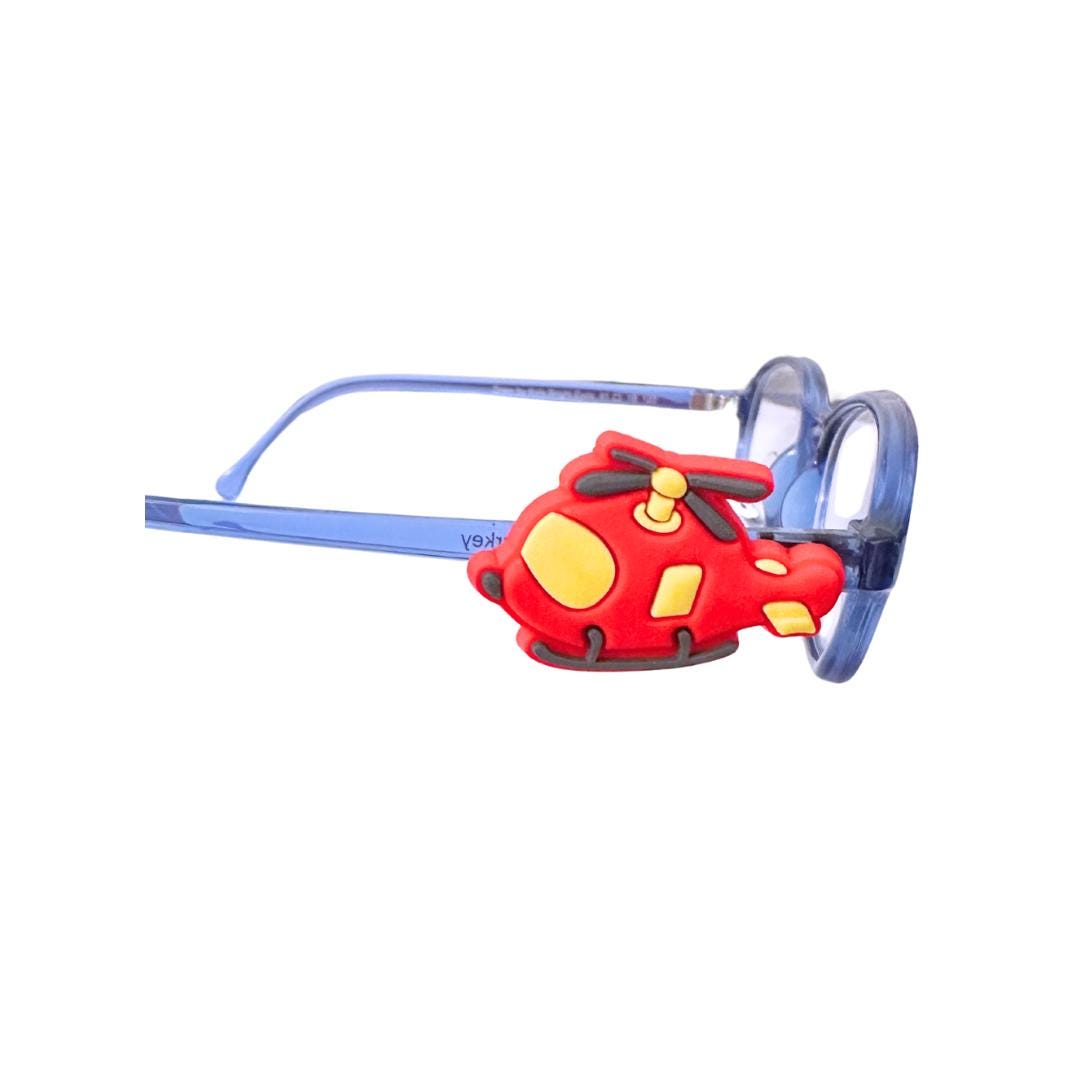 Helicopter Glasses Charm