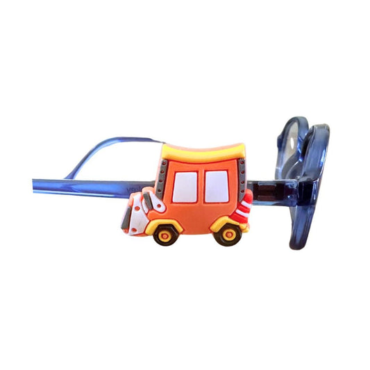 Bulldozer Glasses Charm