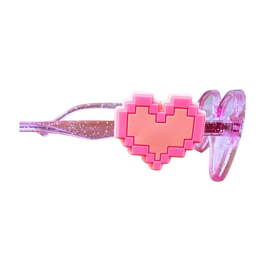 Heart Glasses Charm for Kids, Personalized Accessory for Glasses, Eyeglass Charm, Sunglasses Accessory, Charms for Glasses, Glasses Hugger