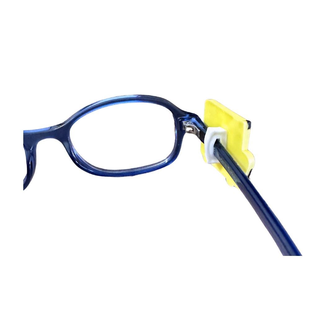 School Bus Glasses Charm: PVC Eyeglass Accessory