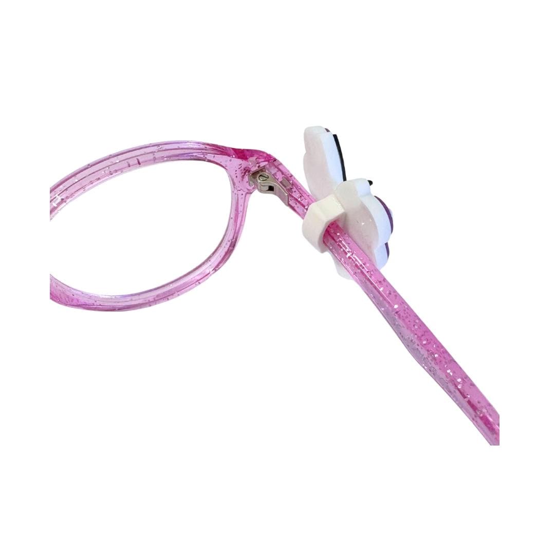 Violet Meadow Butterfly Glasses Charm: Personalized Eyewear Accessory