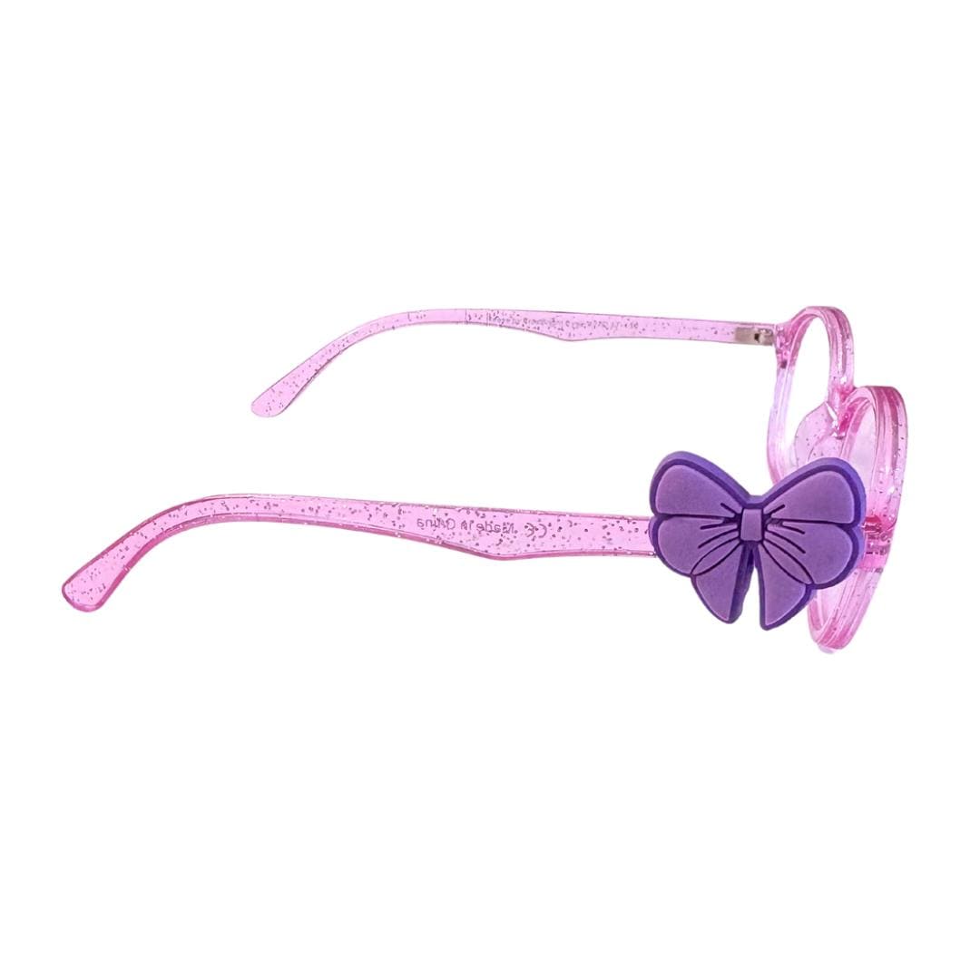 Purple Bow Eyeglass Charm: Personalized Kids Glasses Accessory
