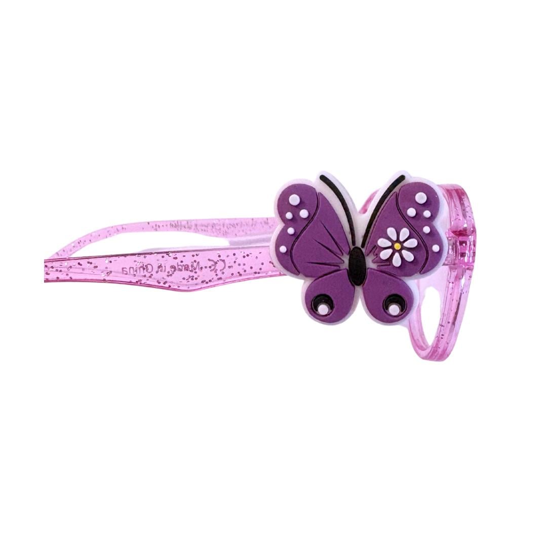 Violet Meadow Butterfly Glasses Charm: Personalized Eyewear Accessory