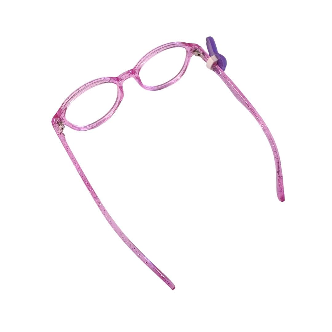 Purple Bow Eyeglass Charm: Personalized Kids Glasses Accessory