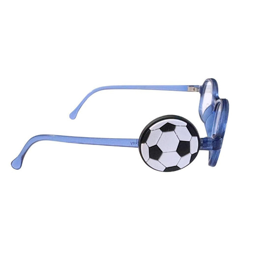 Soccer Ball Glasses Charm: Kids Sports Eyewear Accessory