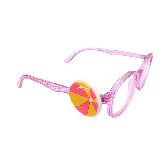 Beach Ball Glasses Charm: Summer Kids Sunglass Accessory