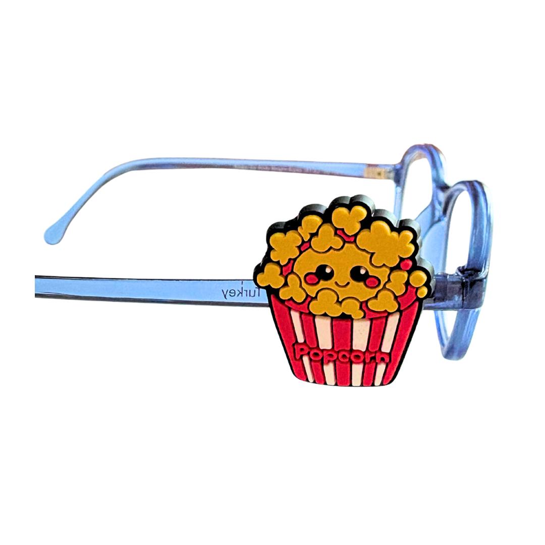 Popcorn Glasses Charm for Kids: Fun Eyeglass Accessory