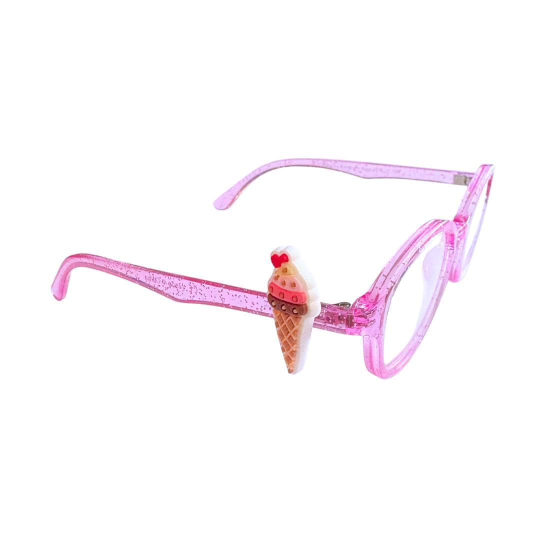 Ice Cream Glasses Charm for Kids: Fun Eyeglass Accessory
