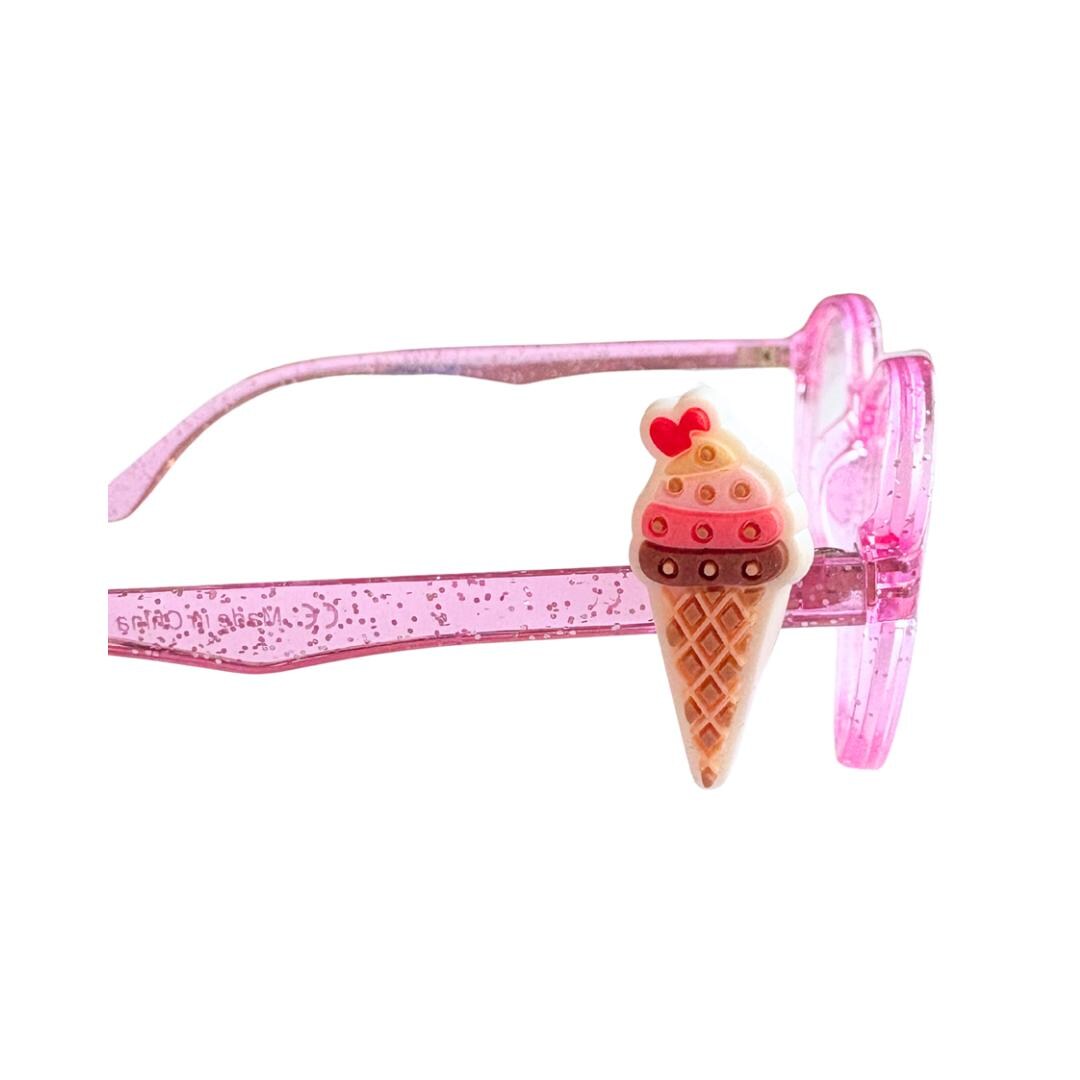 Ice Cream Glasses Charm for Kids: Fun Eyeglass Accessory