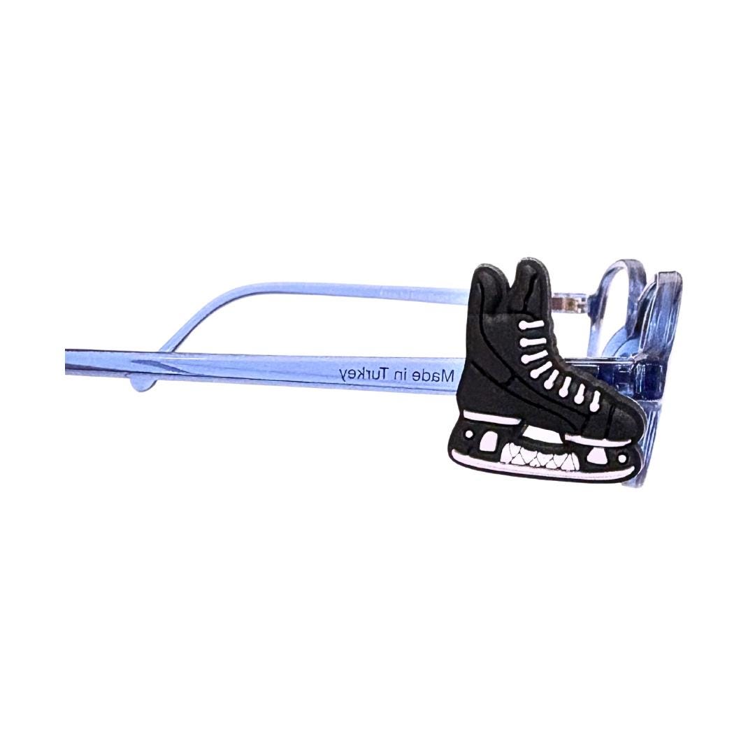 Hockey Glasses Charm: Personalized Sports Eyewear Accessory