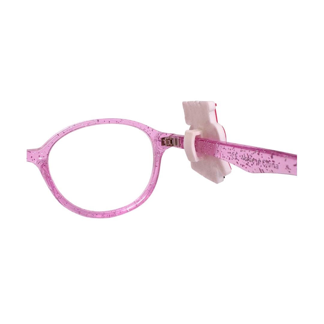 Breast Cancer Awareness Football Glasses Charm: Personalized Eyewear Accessory