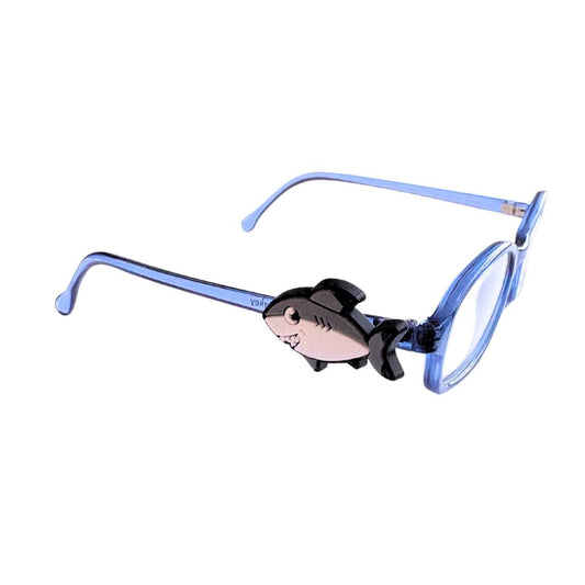 Shark Glasses Charm for Kids: Fun Eyeglass Accessory