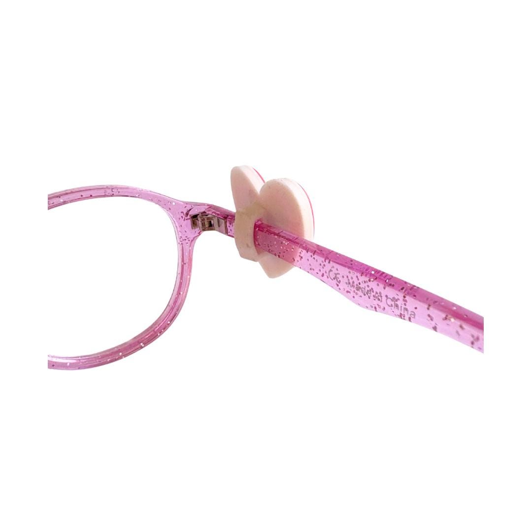 Multicolor Heart Glasses Charm for Kids: Fun Eyeglass Accessory