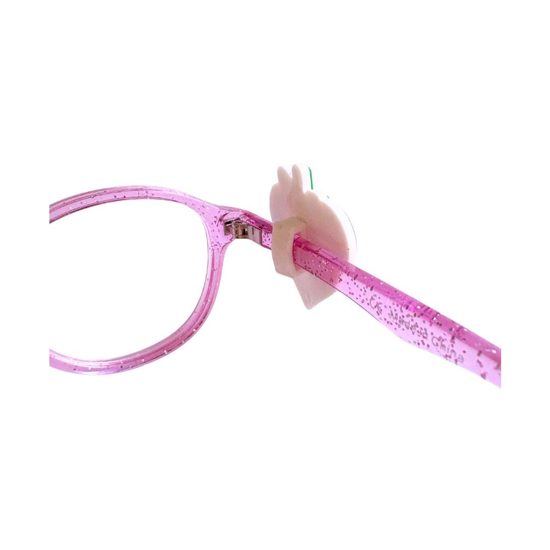 Strawberry Heart Glasses Charm for Kids: Fun Eyeglass Accessory