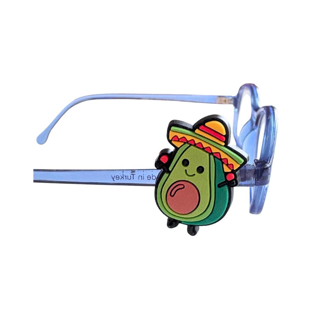 Avocado Glasses Charm for Kids: Fun Eyeglass Accessory