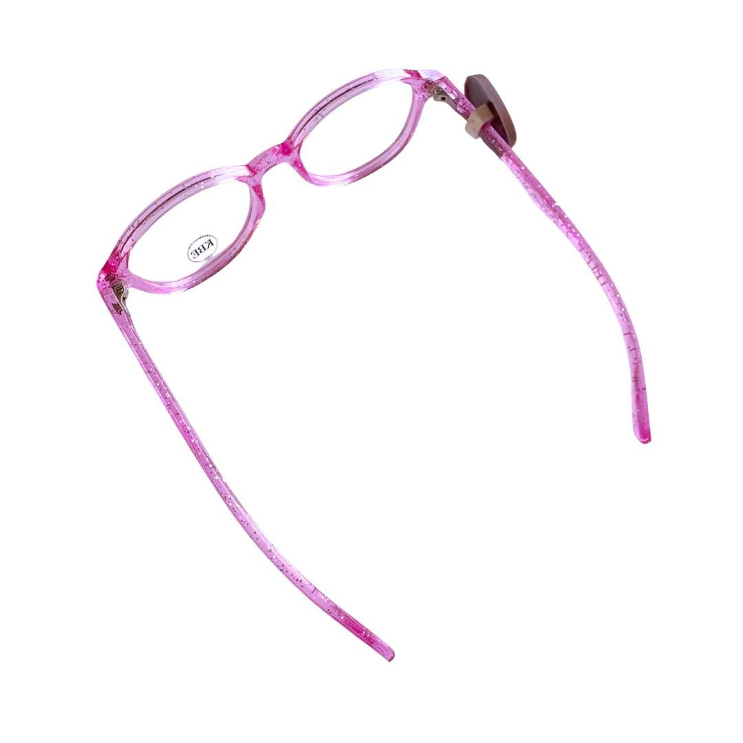 Strawberry Frosted Donut Glasses Charm for Kids: Fun Eyeglass Accessory
