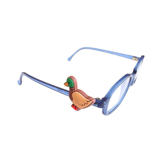 Mallard Duck Glasses Charm for Kids: Fun Animal Eyeglass Accessory