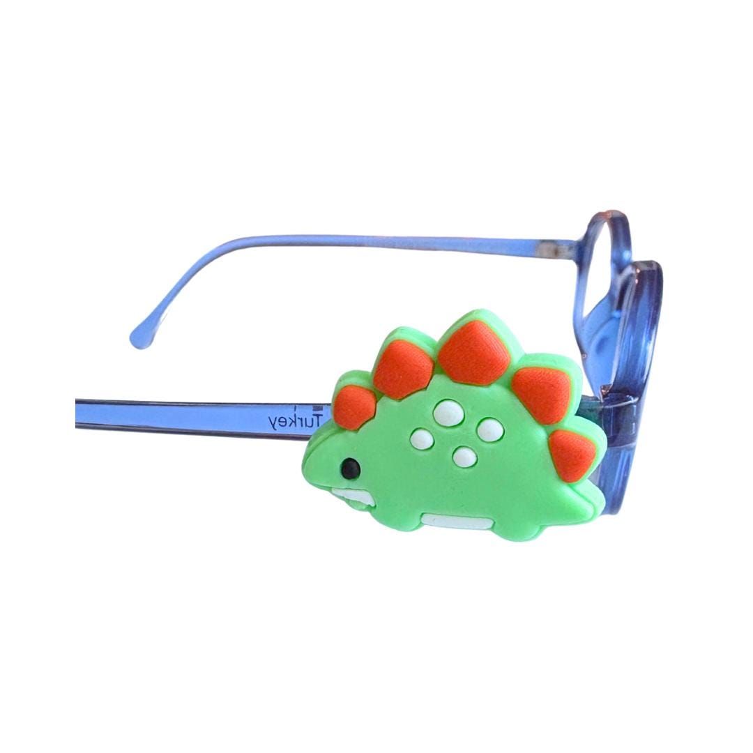 Stegosaurus Dinosaur Glasses Charm for Kids: Fun Eyeglass Accessory