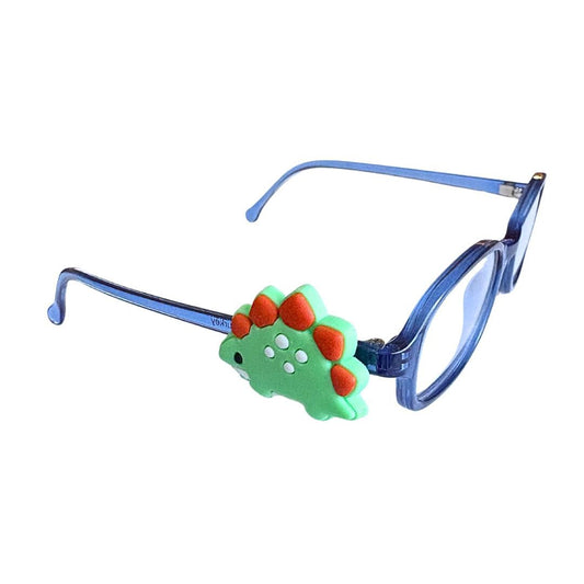 Stegosaurus Dinosaur Glasses Charm for Kids: Fun Eyeglass Accessory