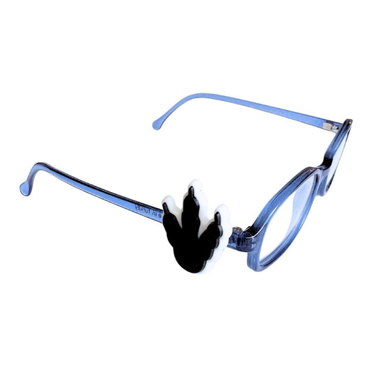 T-Rex Dinosaur Footprint Glasses Charm for Kids: Fun Eyeglass Accessory