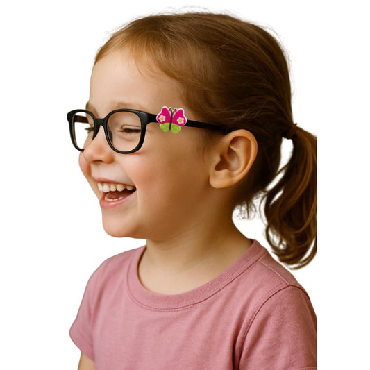 FlutterDaisy Butterfly Charm for Kids, Personalized Gift, Accessory for Glasses, Sunglasses Charm, Charms for Glasses, Gift for Daughter