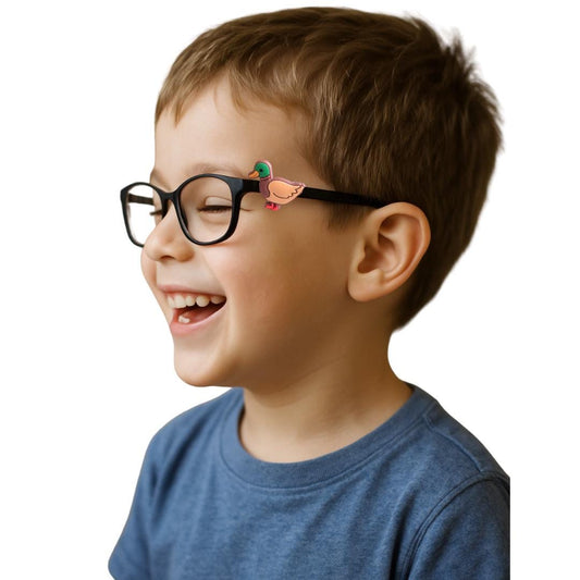 Mallard Duck Glasses Charm for Kids: Fun Animal Eyeglass Accessory