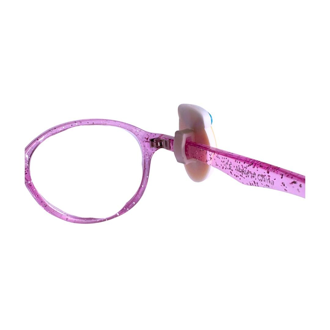 Angel Smiley Face Lightning Eyes Glasses Charm for Kids: Fun Eyeglass Accessory