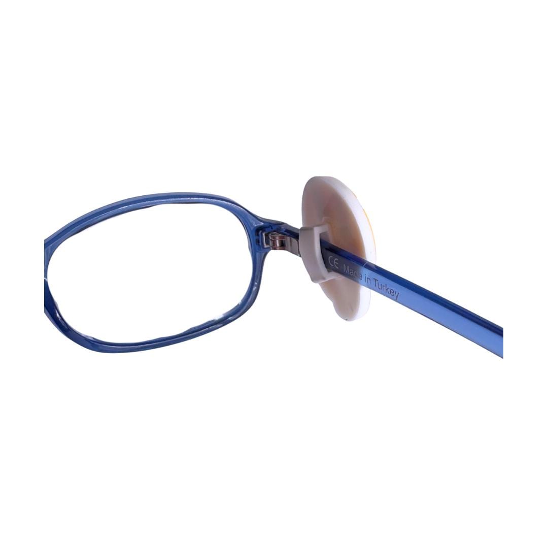 Thinking Smiley Face Lightning Eyes Glasses Charm for Kids: Fun Eyeglass Accessory