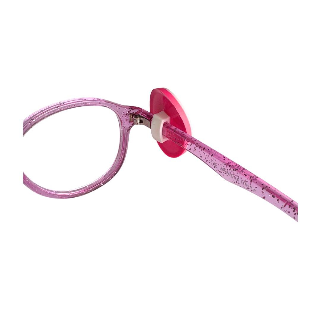 Girl Power Glasses Charm for Kids: Fun Eyeglass Accessory