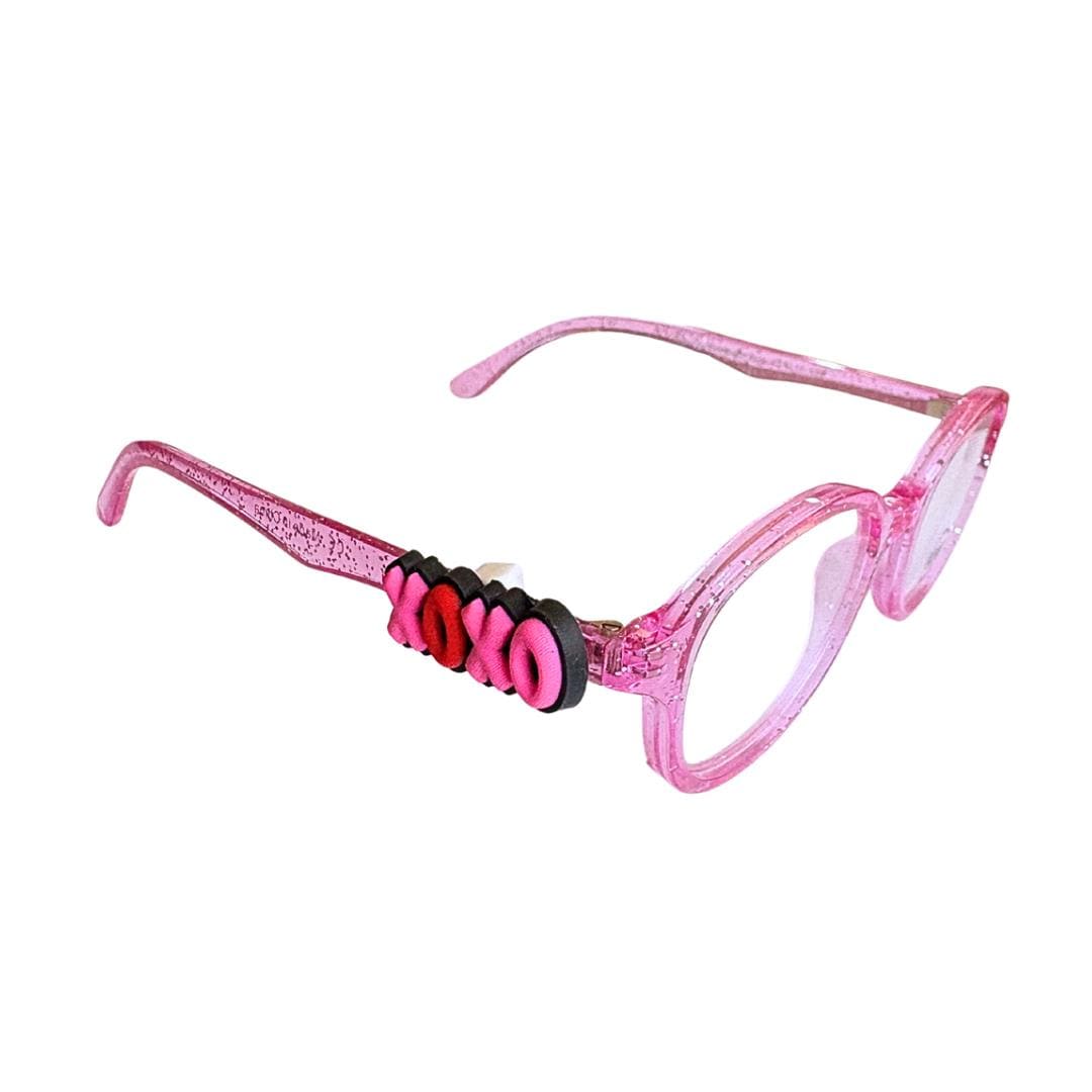 XOXO Valentines Day Glasses Charm
