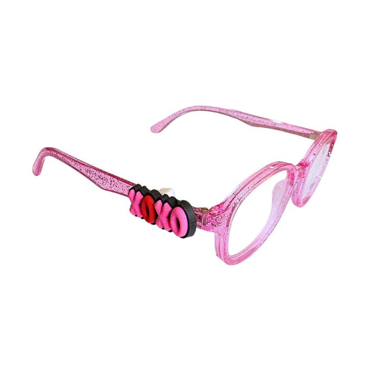 XOXO Valentines Day Glasses Charm