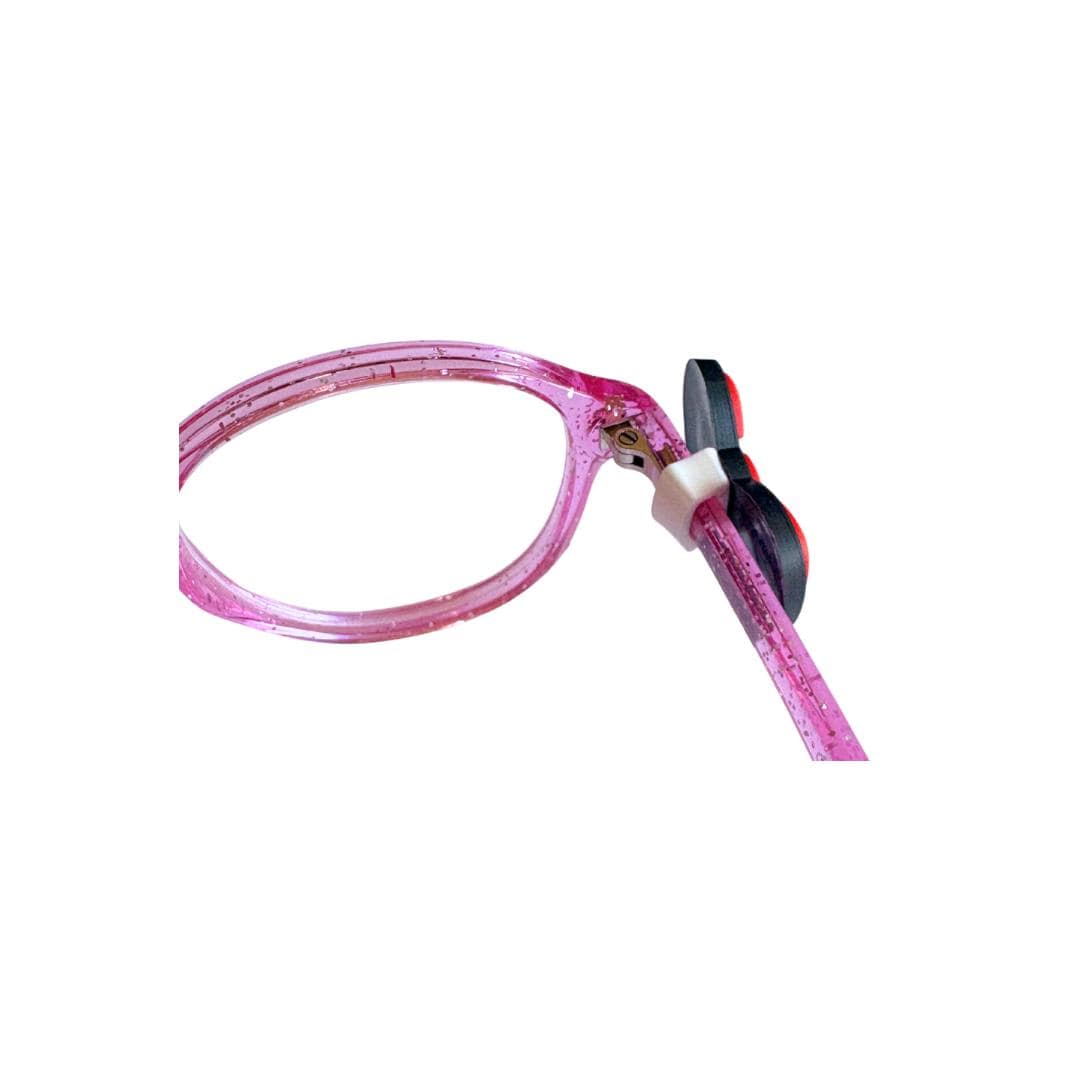 Red Bow Glasses Charm: Fun Kids Eyeglass Accessory
